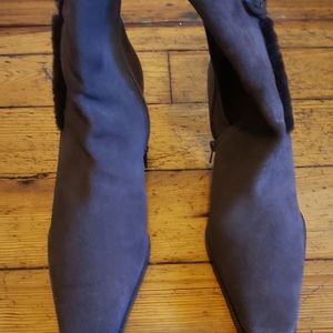 Eddie Bauer brown suede boots.